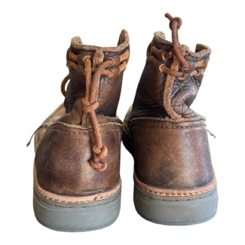 SATORISAN Men's Hida Spitfire Stone
Brown Shabby Leather Boot. - Picture 10 of 13